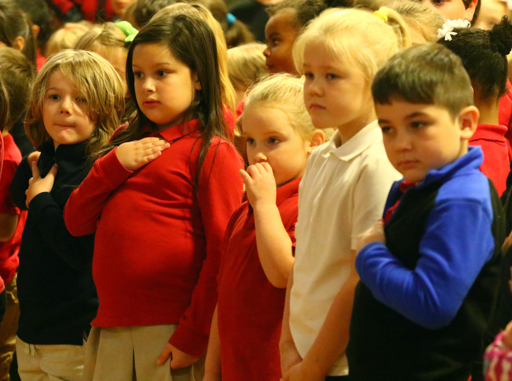 Longfellow New Tech Elementary Veterans Day Event